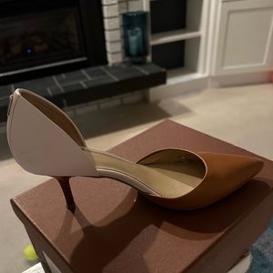 Coach stiletto two tone heels